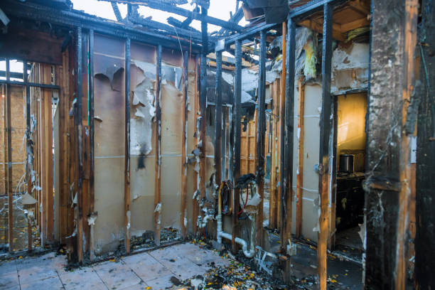Professional Fire Damage Removal technician working in Carthage, MS